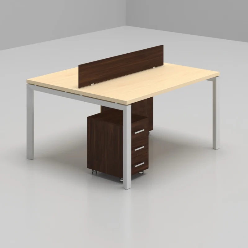 Max Workstation Desk, Cluster of 2, Face to Face , Furniture for office