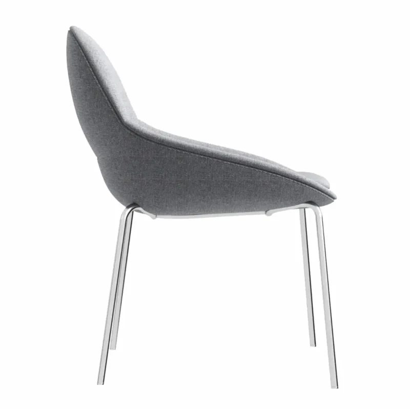 The premium, modern low-back fabric visitor chair is the best choice for stylish and comfortable seating.