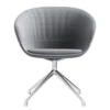 The premium, modern low-back fabric visitor chair is the best choice for stylish and comfortable seating.
