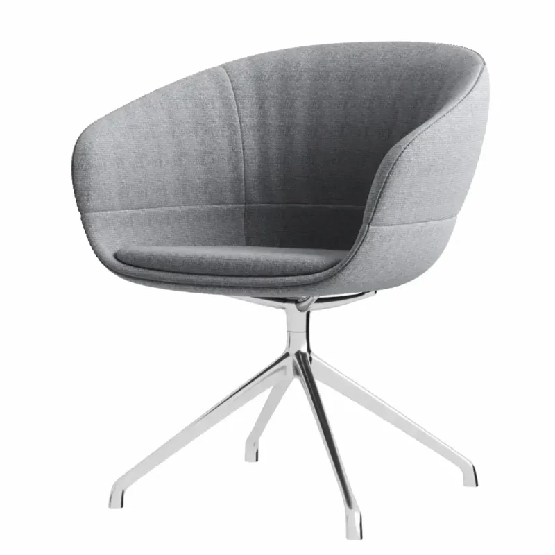 The premium, modern low-back fabric visitor chair is the best choice for stylish and comfortable seating.
