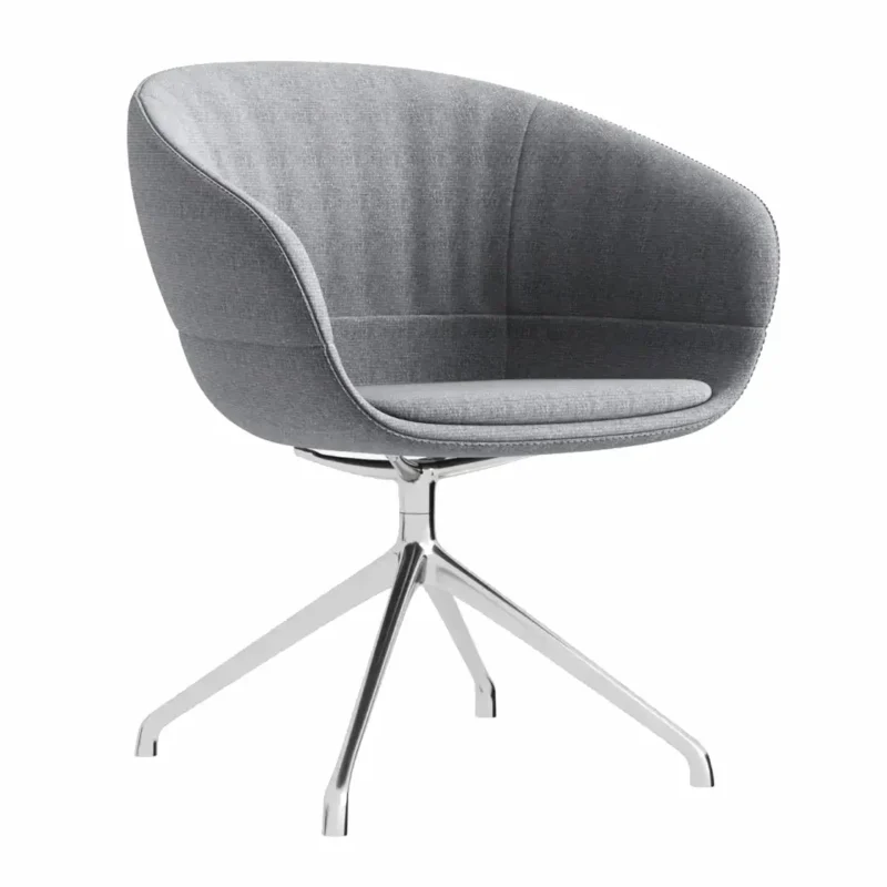 The premium, modern low-back fabric visitor chair is the best choice for stylish and comfortable seating.